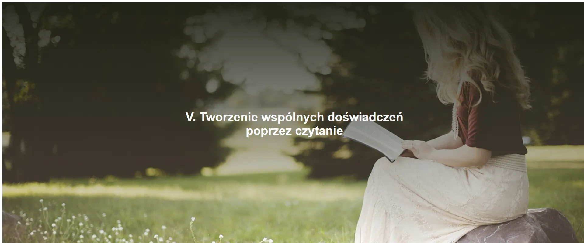 Tworzenie wspólnych doświadczeń poprzez czytanie